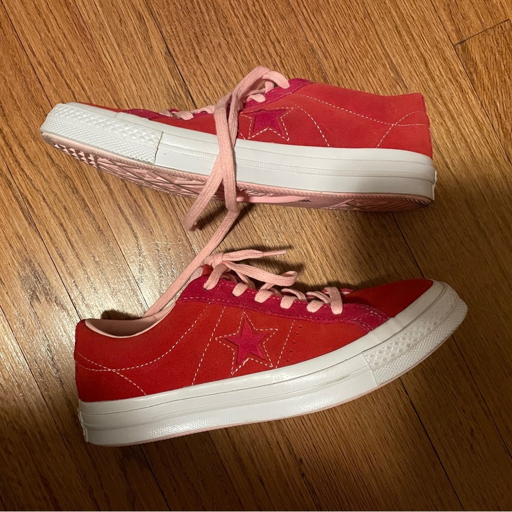 Converse One Star Red / Pink Suede